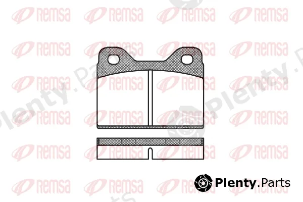 Flexible Drive 007300 — Brake Pad Set, disc brake