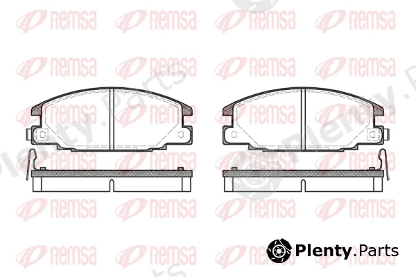 Flexible Drive 023804 — Brake Pad Set, disc brake