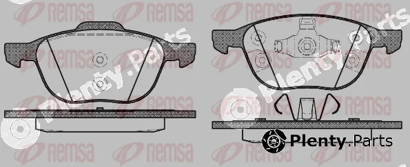 Flexible Drive 108230 — Brake Pad Set, disc brake