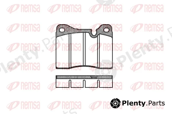 Flexible Drive 001120 — Brake Pad Set, disc brake
