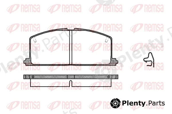 Flexible Drive 016704UC — Brake Pad Set, disc brake