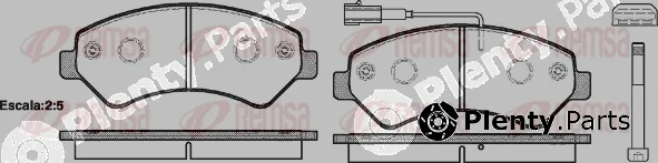 Flexible Drive 127501 — Brake Pad Set, disc brake