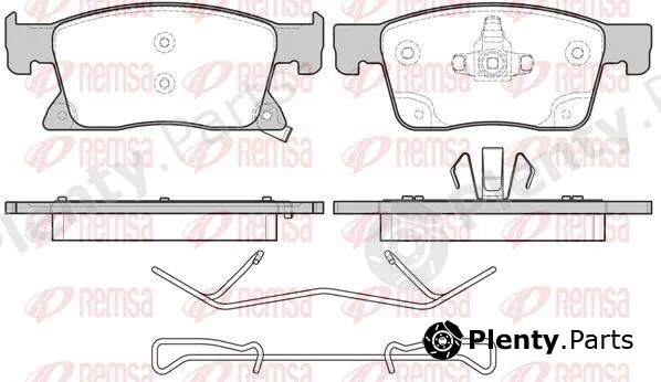 Flexible Drive 167902 — Brake Pad Set, disc brake