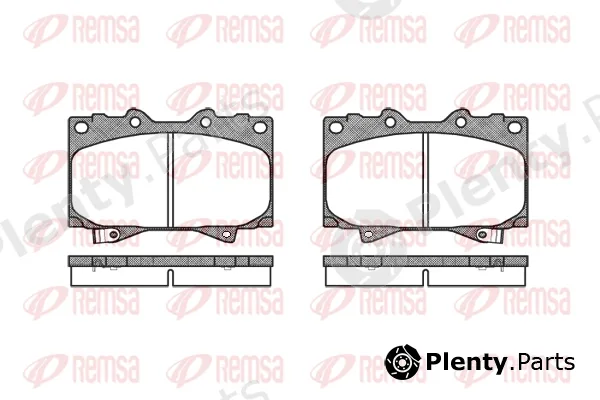 Flexible Drive 070704UC — Brake Pad Set, disc brake