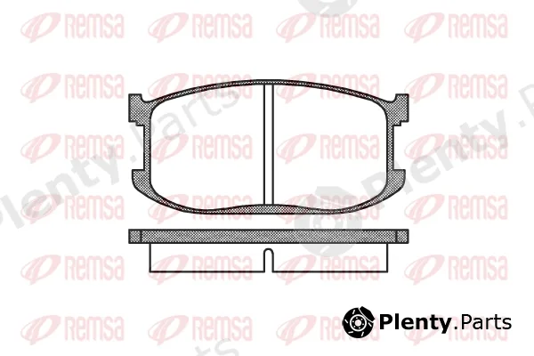 Flexible Drive 012600 — Brake Pad Set, disc brake