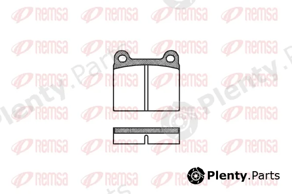 Flexible Drive 000600 — Brake Pad Set, disc brake