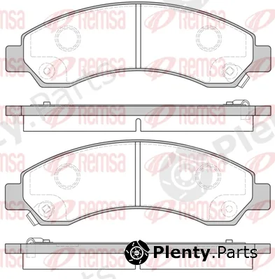 Flexible Drive 145604 — Brake Pad Set, disc brake