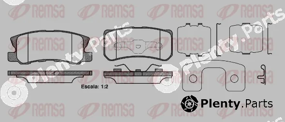 Flexible Drive 080322UC — Brake Pad Set, disc brake