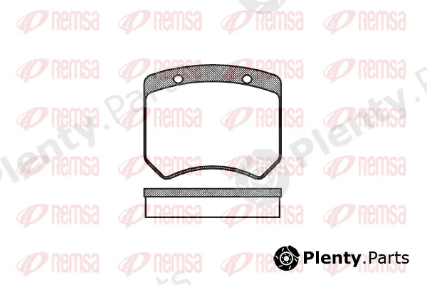 Flexible Drive 005100 — Brake Pad Set, disc brake