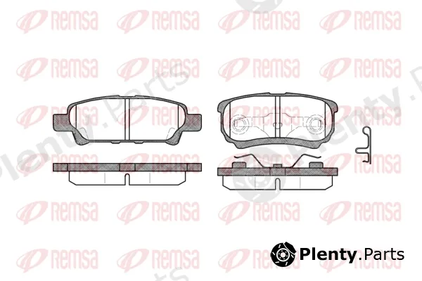 Flexible Drive 105102UC — Brake Pad Set, disc brake