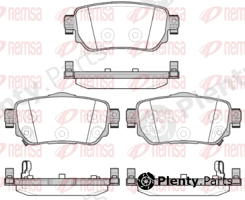Flexible Drive 158202UC — Brake Pad Set, disc brake