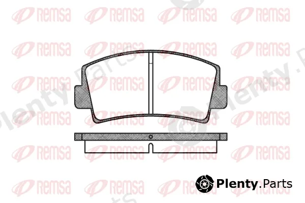 Flexible Drive 007800 — Brake Pad Set, disc brake