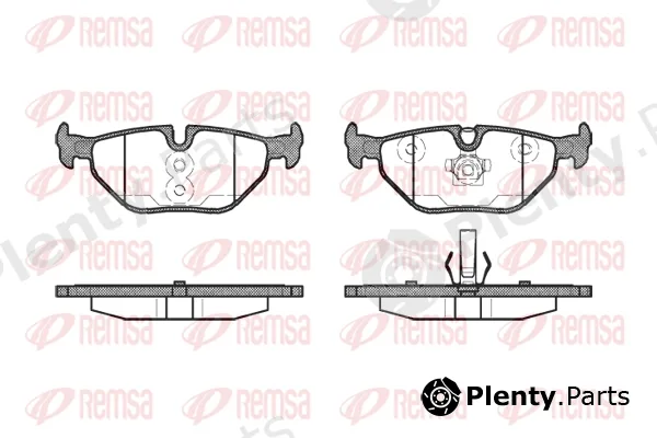 Flexible Drive 026540 — Brake Pad Set, disc brake