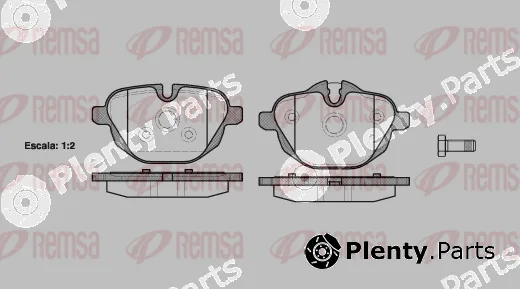 Flexible Drive 142100 — Brake Pad Set, disc brake