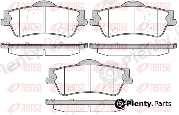 Flexible Drive 126500UC — Brake Pad Set, disc brake