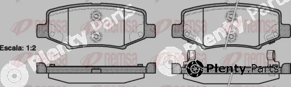 Flexible Drive 126402 — Brake Pad Set, disc brake