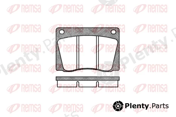 Flexible Drive 003700 — Brake Pad Set, disc brake