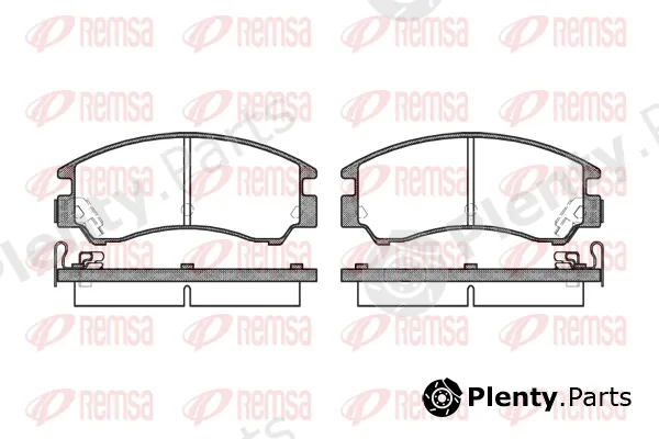 Flexible Drive 019104 — Brake Pad Set, disc brake