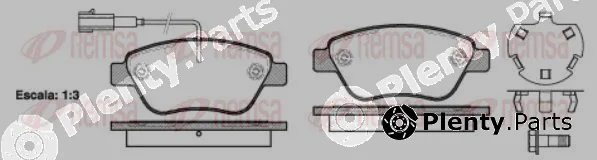 Flexible Drive 085832 — Brake Pad Set, disc brake