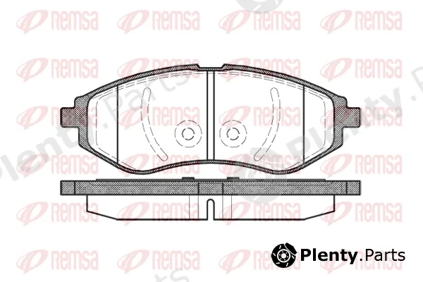 Flexible Drive 098600 — Brake Pad Set, disc brake