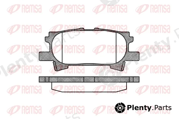 Flexible Drive 104000 — Brake Pad Set, disc brake