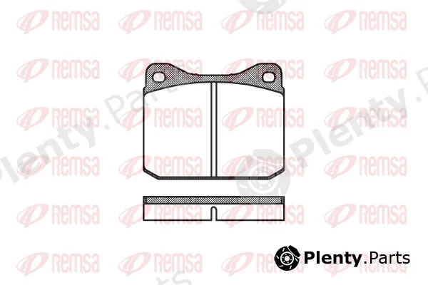 Flexible Drive 001000 — Brake Pad Set, disc brake