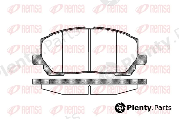 Flexible Drive 085500 — Brake Pad Set, disc brake