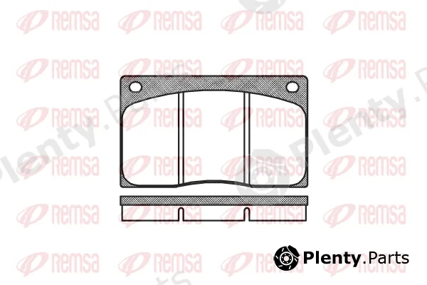 Flexible Drive 004400 — Brake Pad Set, disc brake