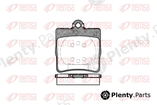 Flexible Drive 067800 — Brake Pad Set, disc brake