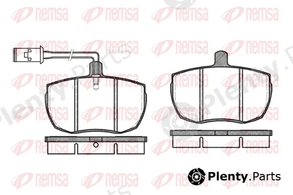 Flexible Drive 005611 — Brake Pad Set, disc brake