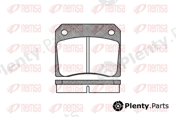 Flexible Drive 003600 — Brake Pad Set, disc brake