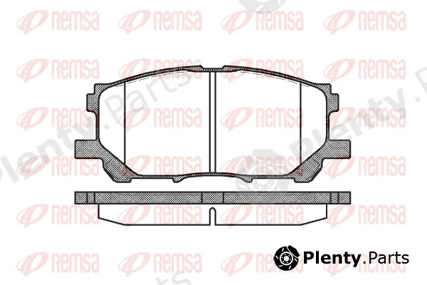 Flexible Drive 103900UC — Brake Pad Set, disc brake