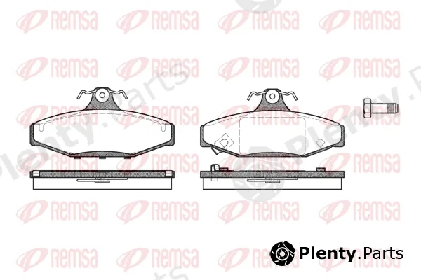 Flexible Drive 033512UC — Brake Pad Set, disc brake