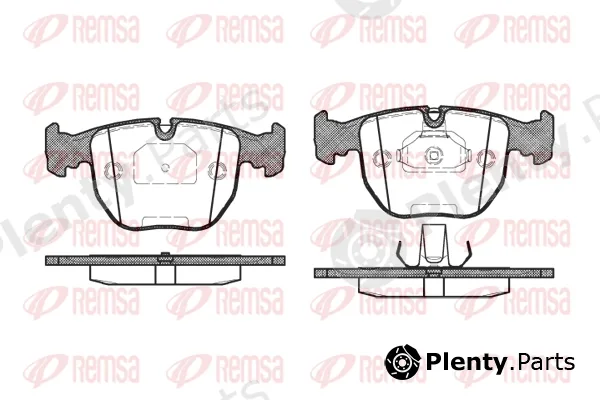 Flexible Drive 059600 — Brake Pad Set, disc brake