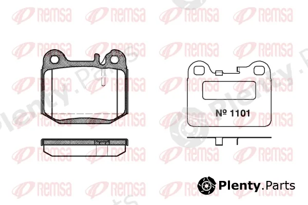 Flexible Drive 001440 — Brake Pad Set, disc brake