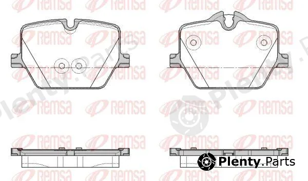Flexible Drive 187500 — Brake Pad Set, disc brake
