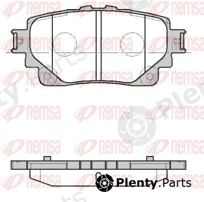 Flexible Drive 187200 — Brake Pad Set, disc brake