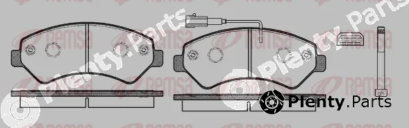Flexible Drive 127512 — Brake Pad Set, disc brake