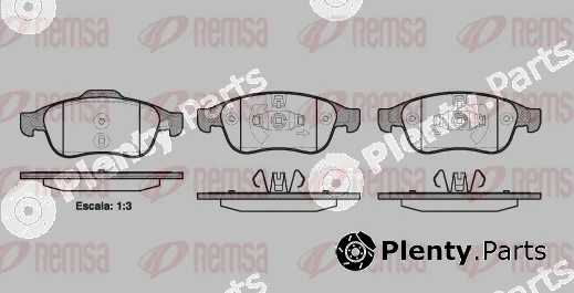 Flexible Drive 124810 — Brake Pad Set, disc brake