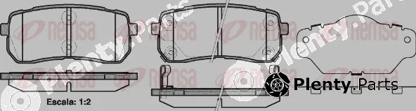 Flexible Drive 128802 — Brake Pad Set, disc brake