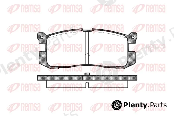 Flexible Drive 027200 — Brake Pad Set, disc brake