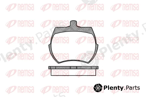 Flexible Drive 005000 — Brake Pad Set, disc brake