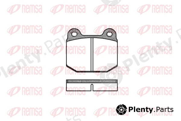 Flexible Drive 001400 — Brake Pad Set, disc brake