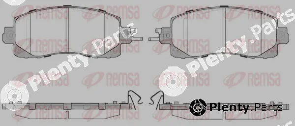 Flexible Drive 174104 — Brake Pad Set, disc brake