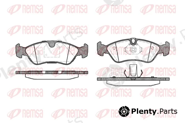 Flexible Drive 028650 — Brake Pad Set, disc brake