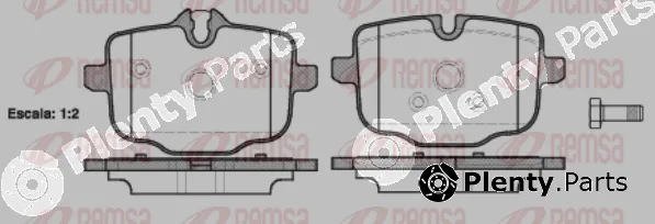 Flexible Drive 143300 — Brake Pad Set, disc brake