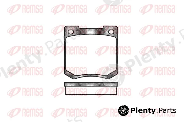 Flexible Drive 004000 — Brake Pad Set, disc brake
