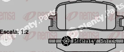 Flexible Drive 085400 — Brake Pad Set, disc brake