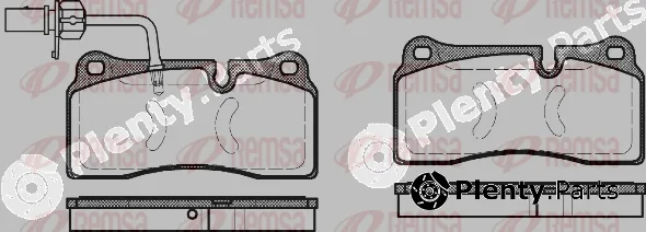 Flexible Drive 098311 — Brake Pad Set, disc brake
