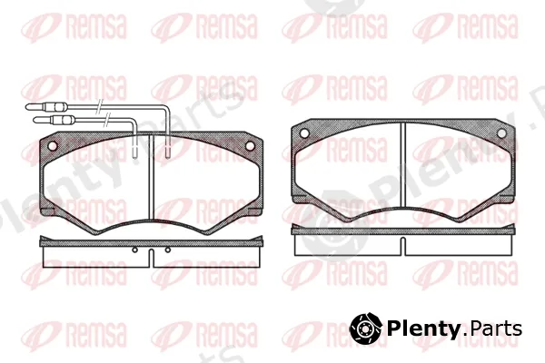 Flexible Drive 004704 — Brake Pad Set, disc brake